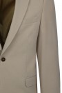 Man’s beige blazer with textured weave 