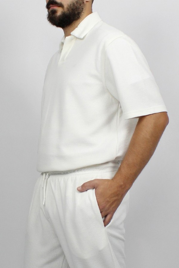 Ανδρική μπλούζα oversized off white 