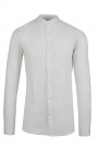 Man's white shirt mao slim fit