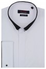 Ανδρικό λευκό  γαμπριάτικο πουκάμισο slim fit