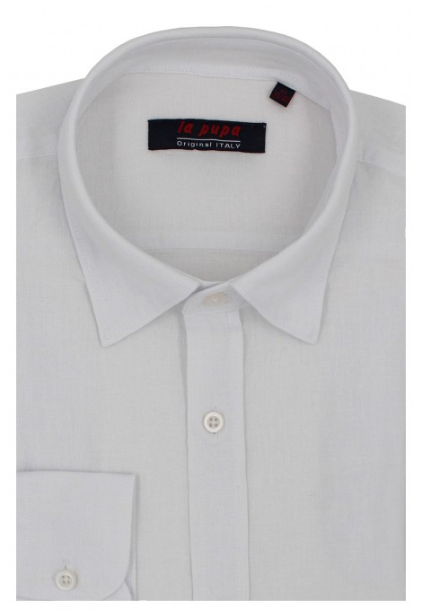Man's white linen shirt  