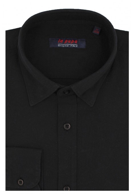 Man's black linen shirt  