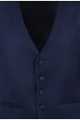 Man's blue vest mixed wool