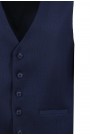 Man's blue vest mixed wool