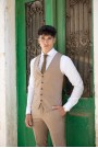 Ανδρικό Camel mixed wool Γιλέκο Ανδρικό Camel mixed wool Γιλέκο