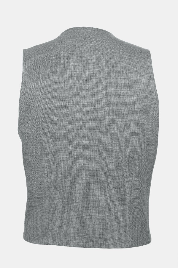 Man's grey-blue  reversible vest