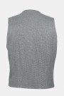 Man's grey-blue  reversible vest