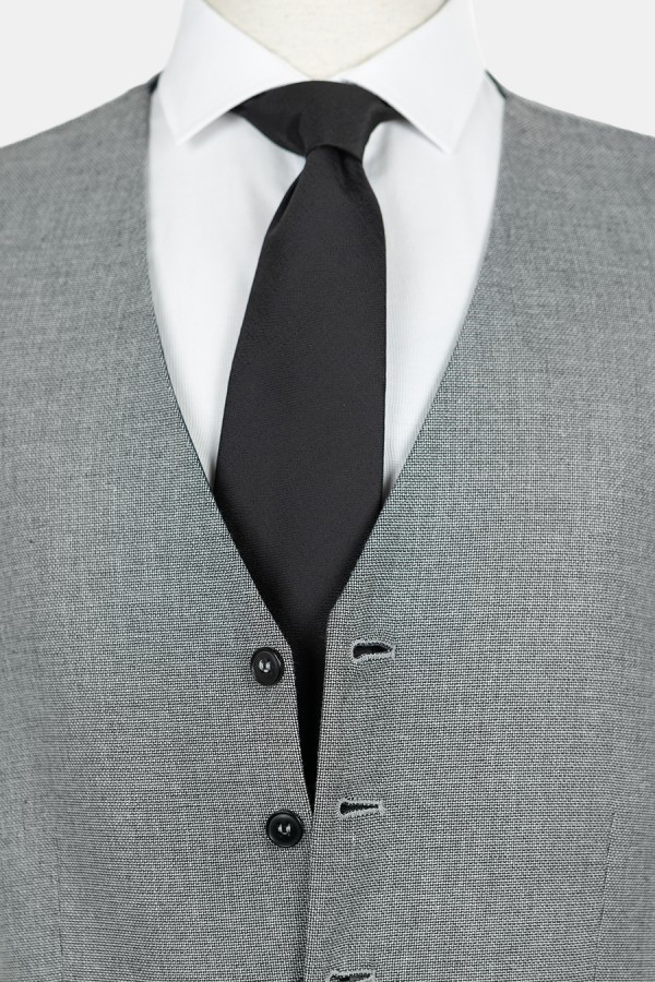 Man's grey-blue  reversible vest