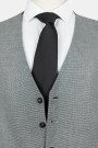 Man's grey-blue  reversible vest