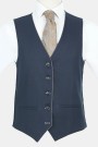 Man's grey-blue  reversible vest