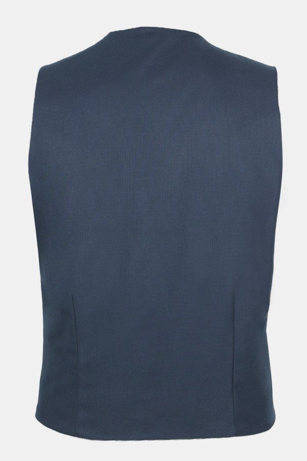 Man's grey-blue  reversible vest