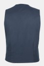 Man's grey-blue  reversible vest