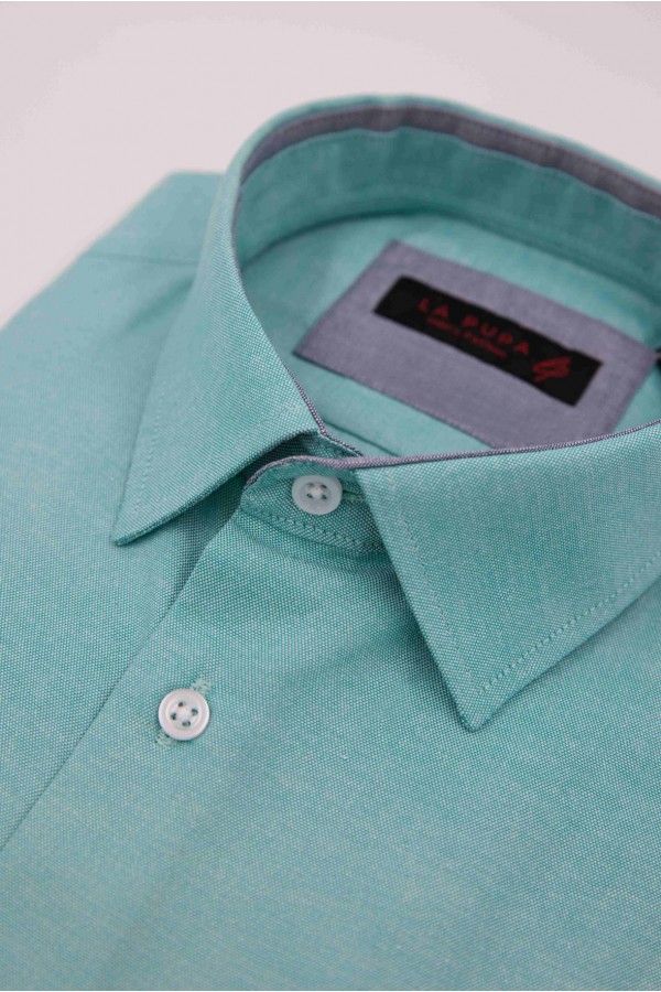 Man's Aqua Shirt