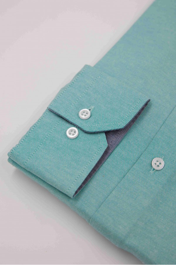 Man's Aqua Shirt
