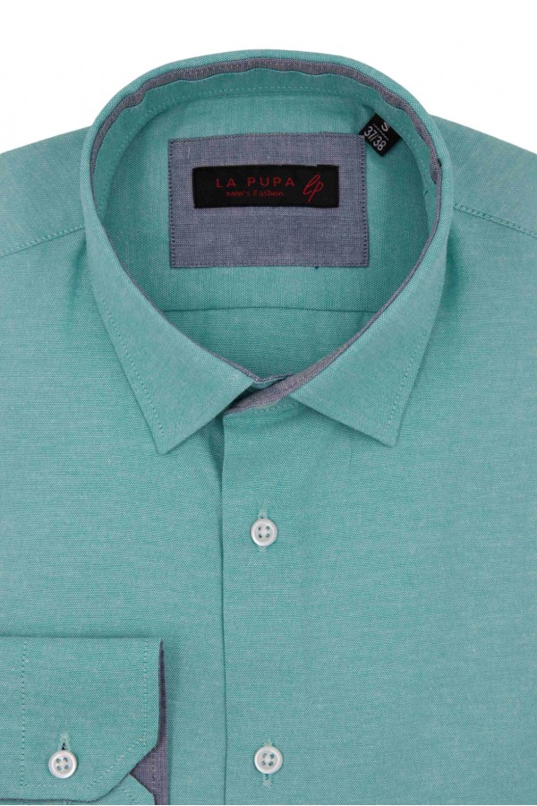Man's Aqua Shirt Man's Aqua Shirt