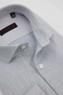 Man's Blue Shirt with textured waves