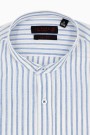 Man's sky blue shirt with stand-up collar Man's sky blue shirt with stand-up collar