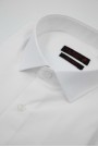 Man’s white shirt with textured weave