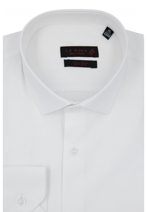Man’s white shirt with textured weave