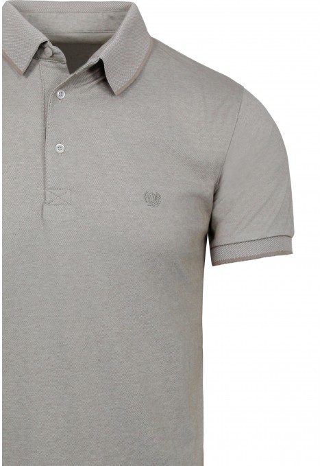 Ανδρική μπεζ μπλούζα polo