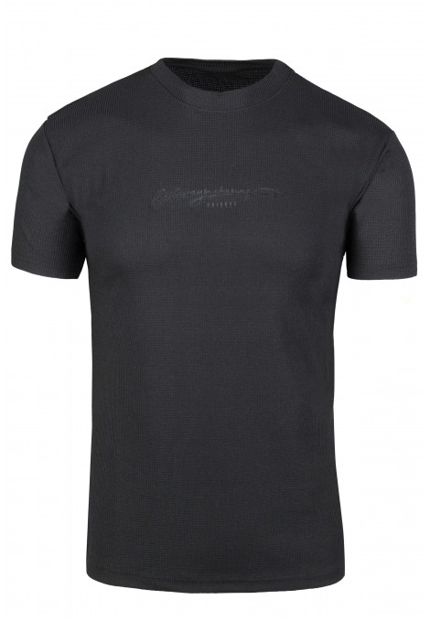 Ανδρική μαύρο μπλούζα slim fit