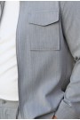 Man's light grey suit  