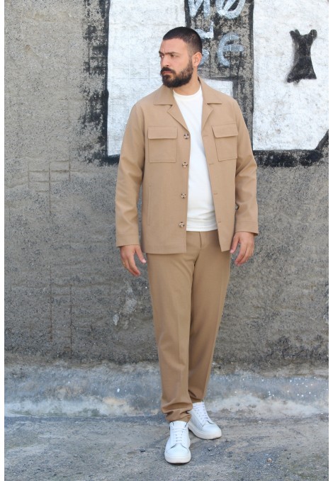 Beige Suit