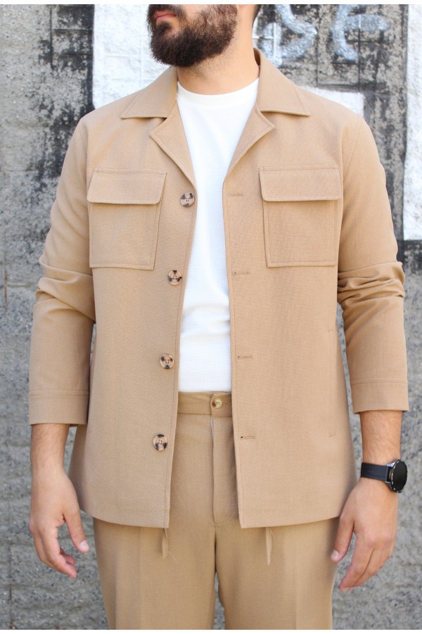 Beige Suit