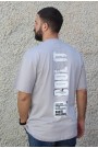 Ανδρική ανοιχτό γκρι μπλούζα oversized Ανδρική ανοιχτό γκρι μπλούζα oversized