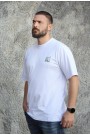 Man's white t-shirt oversized
