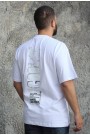 Man's white t-shirt oversized Man's white t-shirt oversized