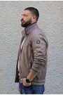 Ανδρικό καφέ μπουφάν