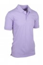 Man's Lilac Cotton Polo T-shirt