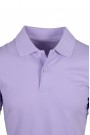 Man's Lilac Cotton Polo T-shirt