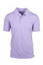 Man's Lilac Cotton Polo T-shirt
