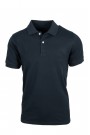 Man's Dark Blue Cotton Polo T-shirt Man's Dark Blue Cotton Polo T-shirt