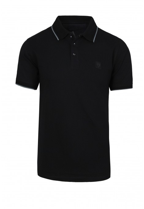 Ανδρική μαύρο μπλούζα polo