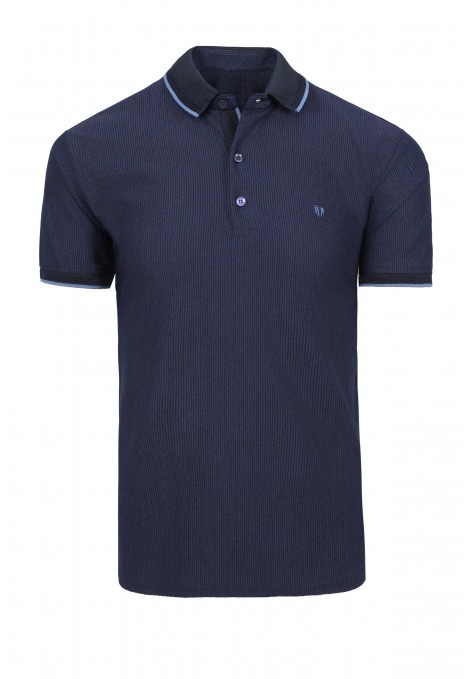 Ανδρική μπλε μπλούζα polo