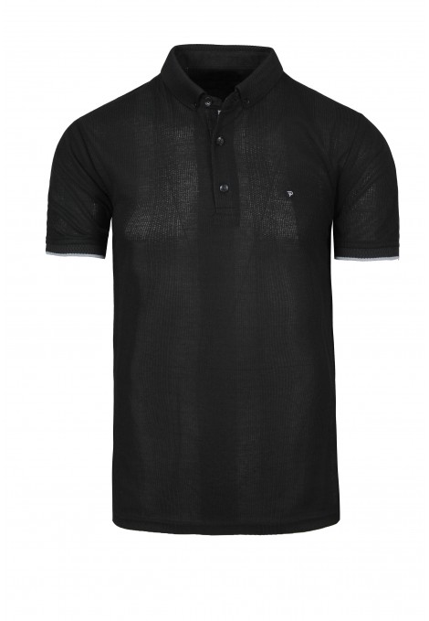 Ανδρική μαύρο μπλούζα polo