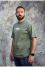 Ανδρική χακί μπλούζα oversized 