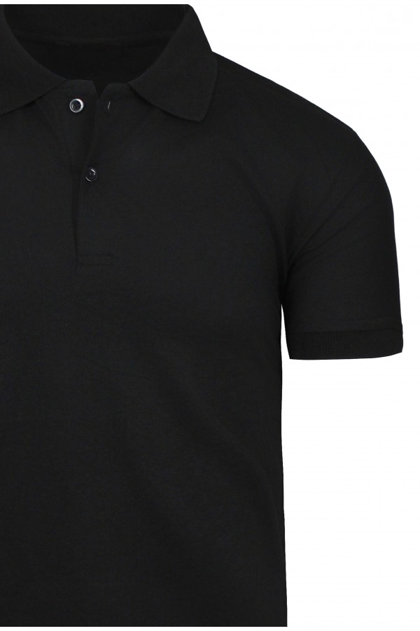 Ανδρική μαύρη μπλούζα polo