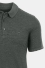 Man's anthracite grey polo t-shirt