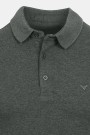 Man's anthracite grey polo t-shirt