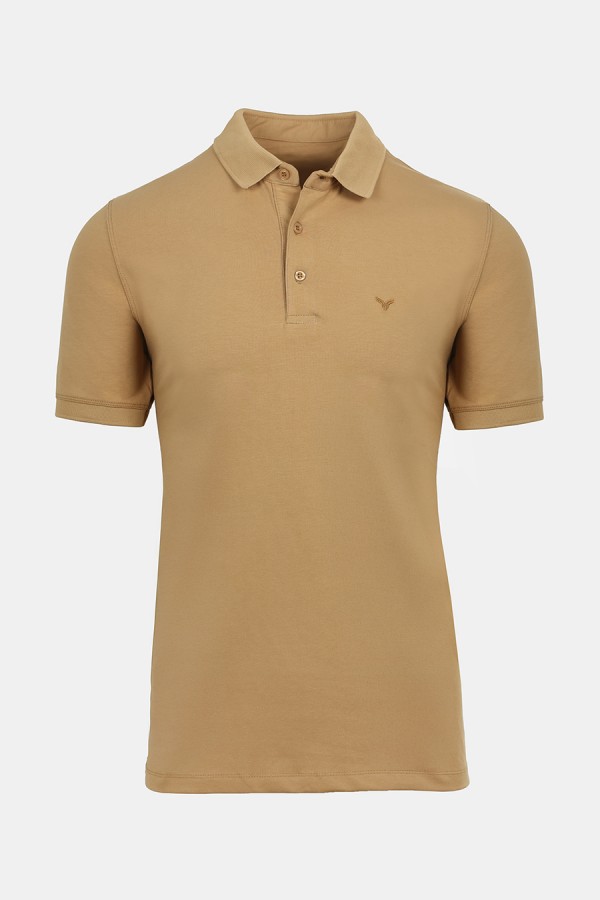 Man's camel polo t-shirt Man's camel polo t-shirt