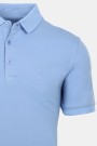 Man's sky blue polo t-shirt