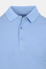 Man's sky blue polo t-shirt