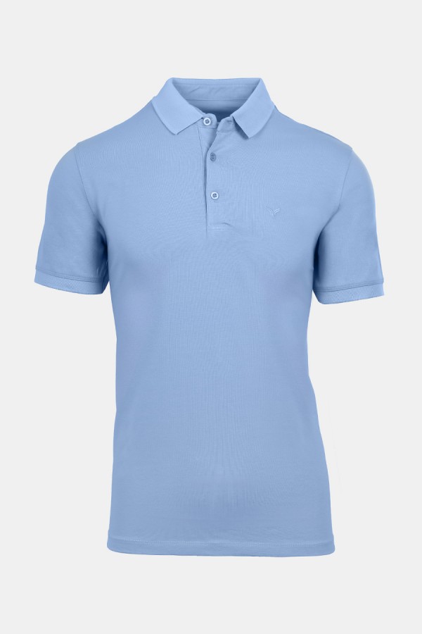 Man's sky blue polo t-shirt Man's sky blue polo t-shirt