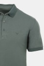 Man's khaki polo t-shirt
