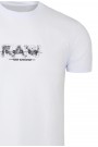 Man's white t-shirt