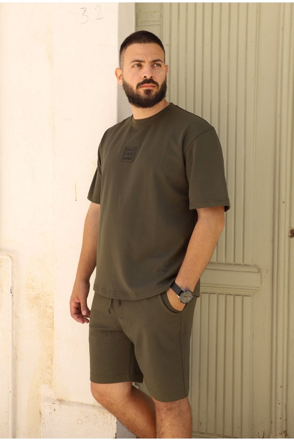 Ανδρική Χακί Μπλούζα